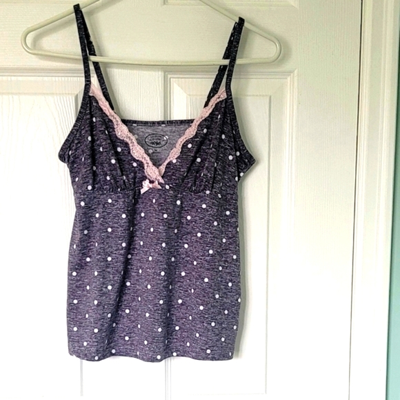 Laura Ashley Women's Polka-Dot Pajamas Set (3 pieces) - Picture 7 of 15